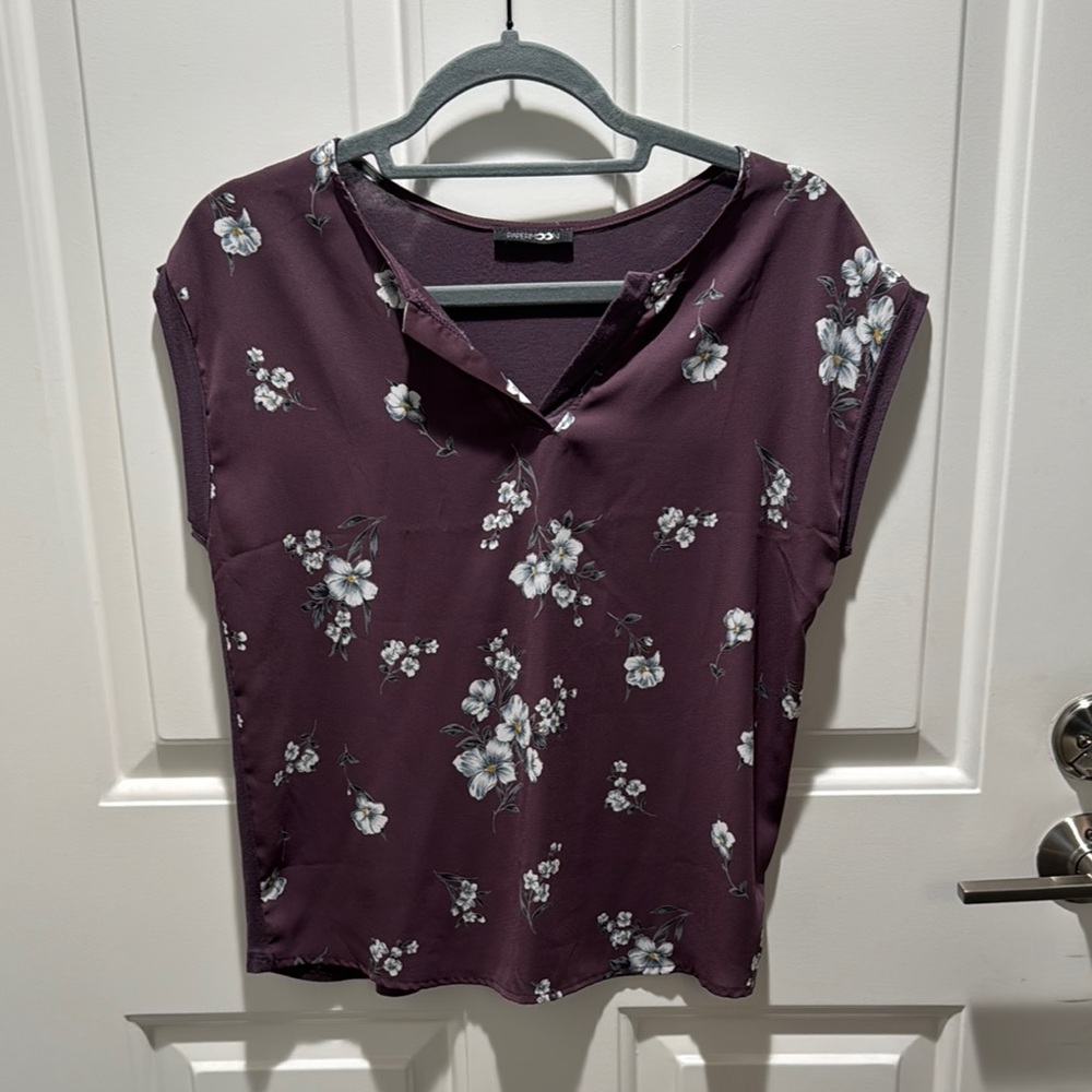 Floral Purple Women's Top